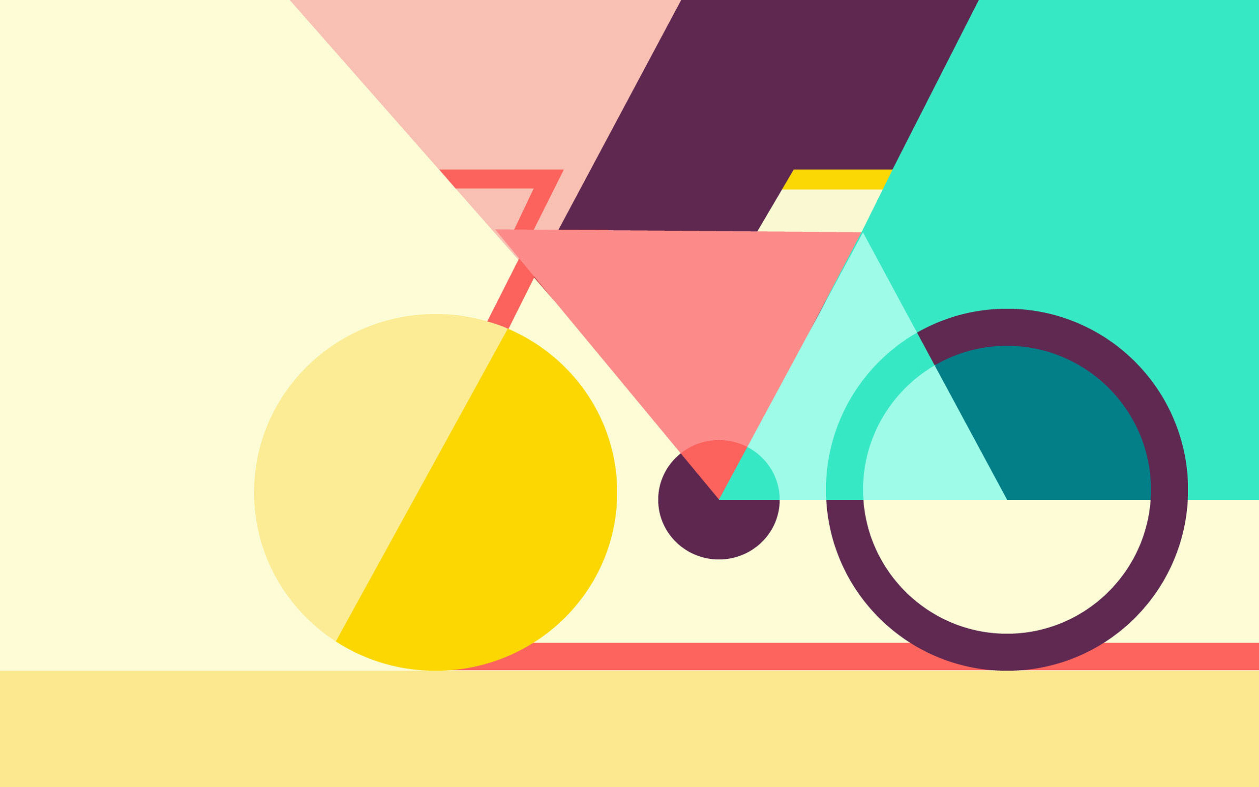 Geometric Abstract Bicycle728653106 - Geometric Abstract Bicycle - Neon, Geometric, Bicycle, abstract